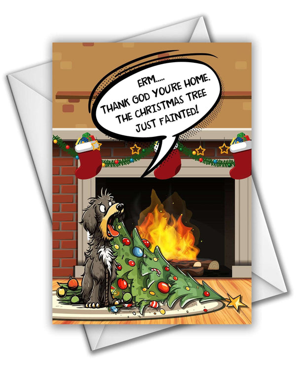 Christmas Tree Fainted - Christmas Card Card Level Thirty3 