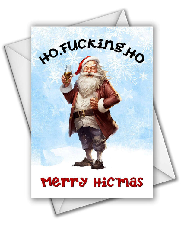 Ho Fucking Ho - Merry Hic'mas - Christmas Card Card Level Thirty3 