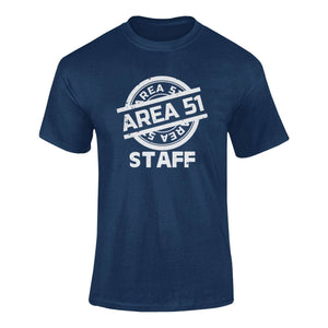 Area 51 Staff - T-Shirt T- Shirt Level Thirty 3 S Navy 