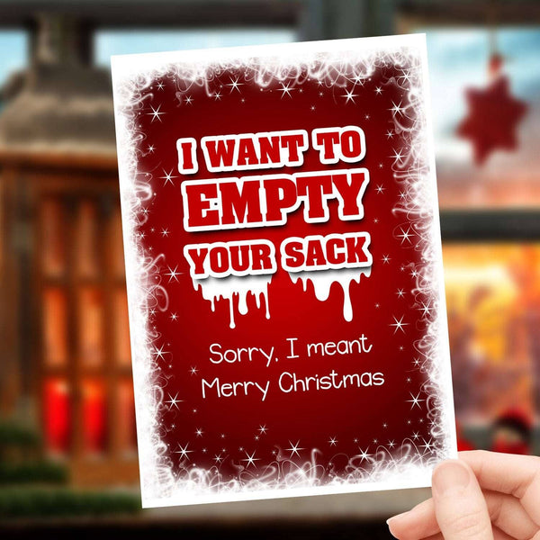 I Want To Empty Your Sack - Christmas Card Card Level Thirty3 