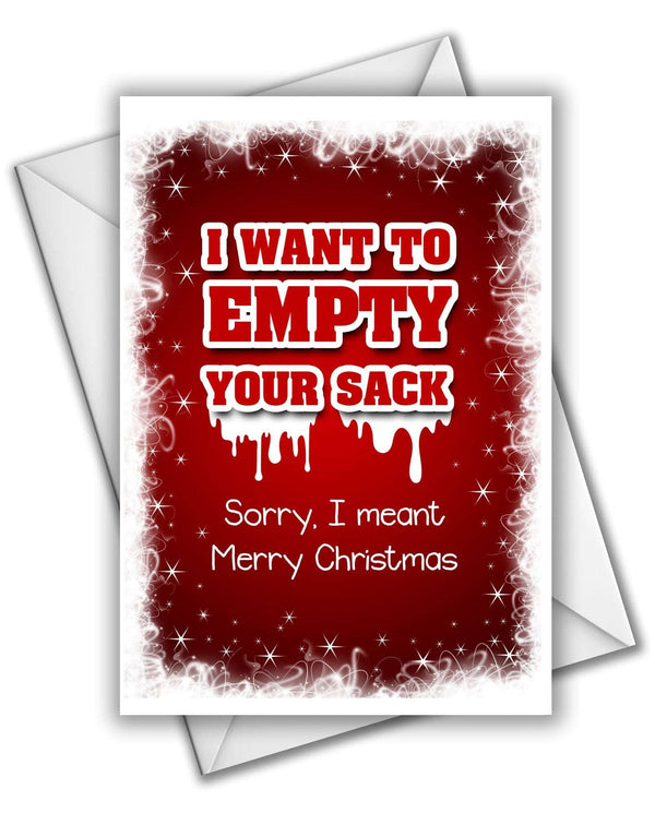 I Want To Empty Your Sack - Christmas Card Card Level Thirty3 