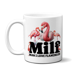 MILF - Man I love Flamingos - Mug Mug Level Thirty3 White 