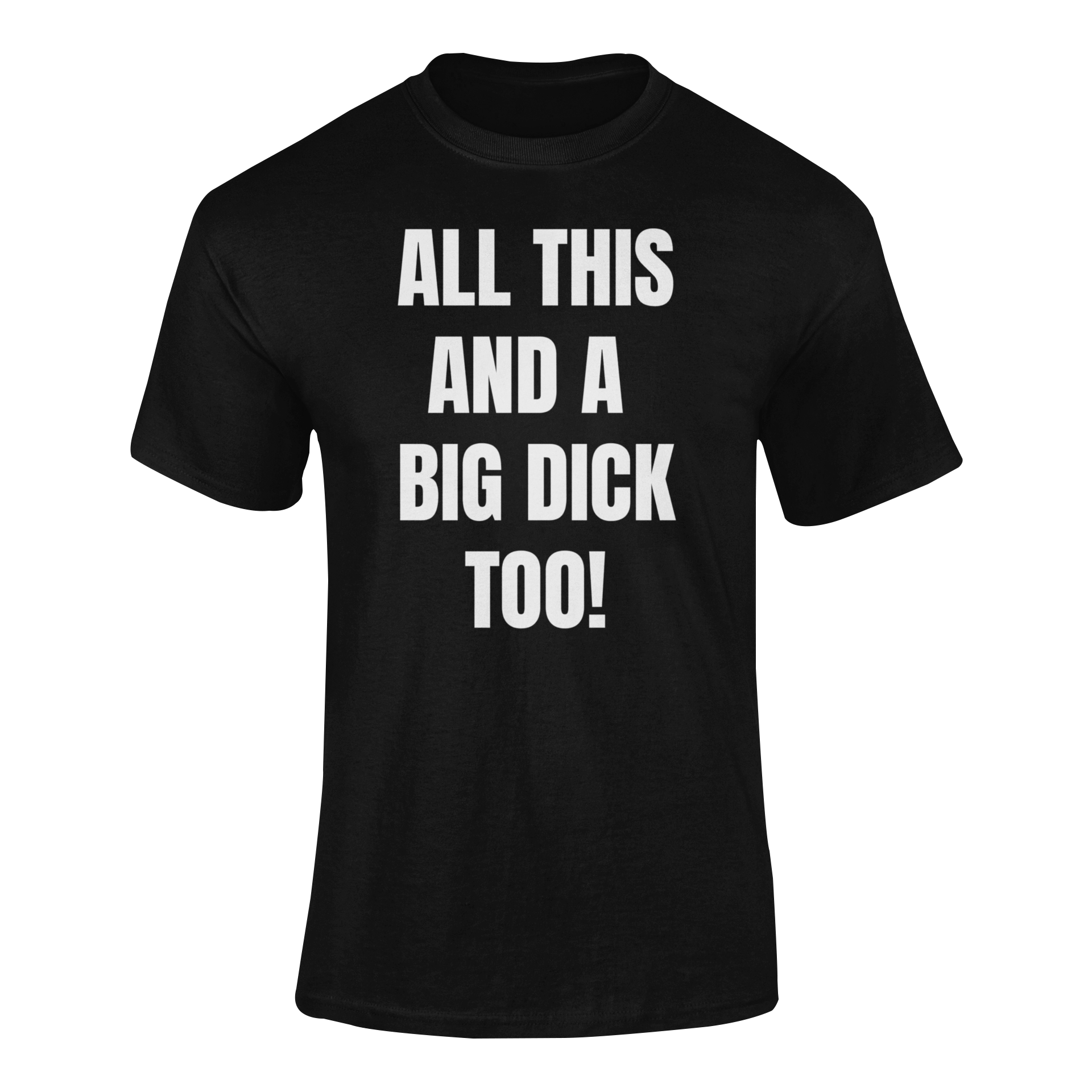 Level Thirty 3 | All This And A Big Dick Too! | Funny T-Shirt – Level  Thirty3