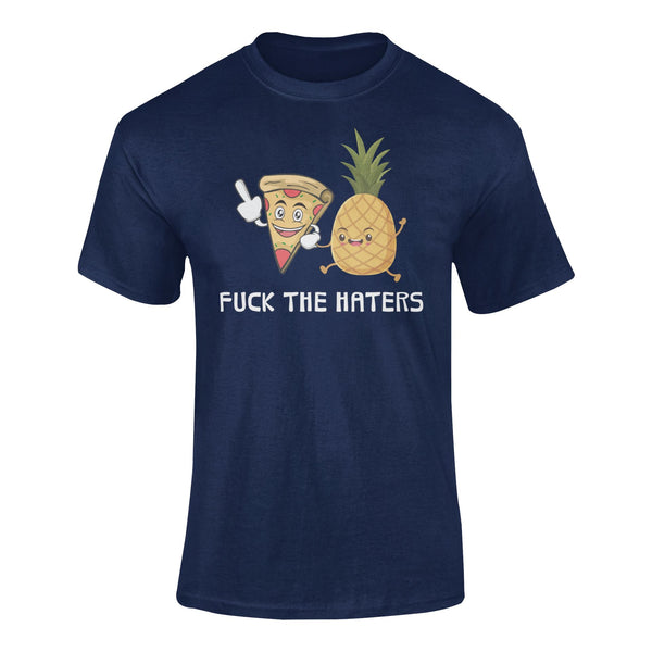 Fuck The Haters - T-Shirt T- Shirts Level Thirty 3 S Navy 