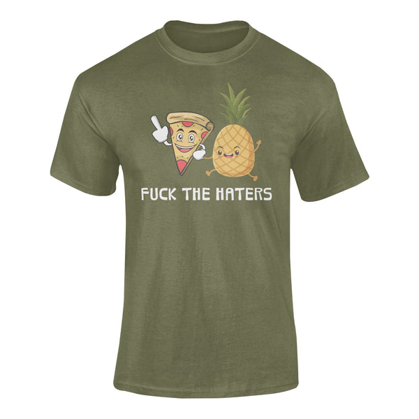 Fuck The Haters - T-Shirt T- Shirts Level Thirty 3 S Khaki 