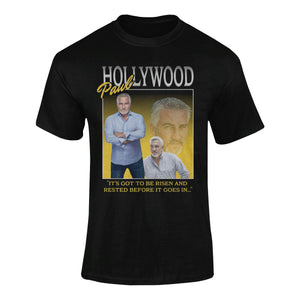 Paul Hollywood Bootleg Homage - T-Shirt T- Shirt Level Thirty 3 S Black 