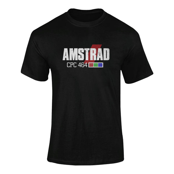 Amstrad CPC 464 - Retro - T-Shirt T- Shirt Level Thirty 3 S Black 