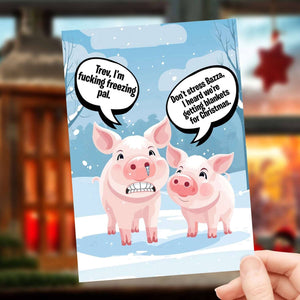 Pigs In Blankets - Christmas Card Card Level Thirty3 