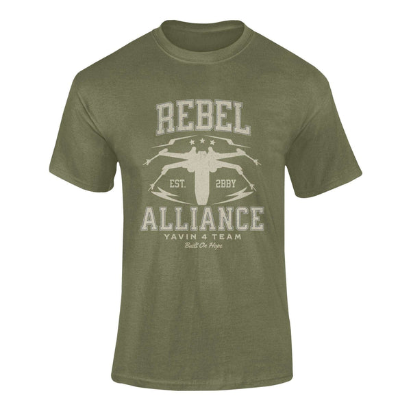 Rebel Alliance Yavin 4 Team- T-Shirt T- Shirt Level Thirty 3 S Khaki 