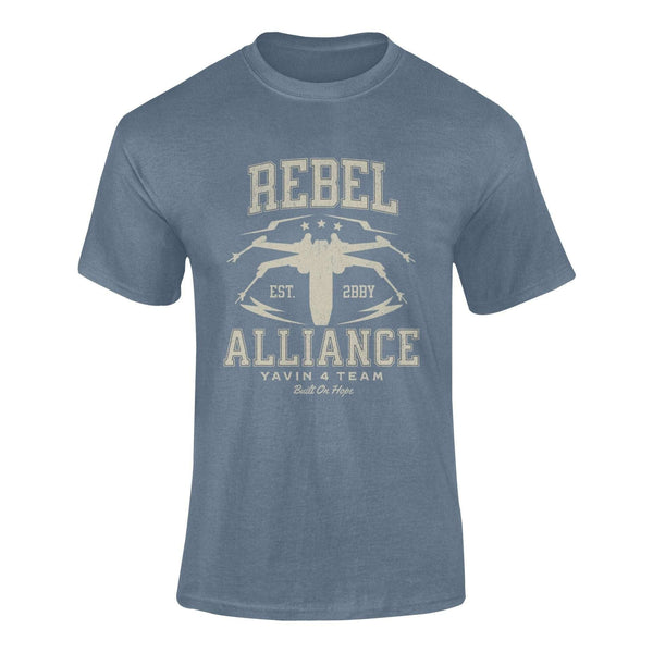 Rebel Alliance Yavin 4 Team- T-Shirt T- Shirt Level Thirty 3 S Indigo Blue 