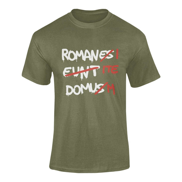 Romanes Eunt Domus Romani ITE Domum - T-Shirt T- Shirt Level Thirty 3 S Khaki 