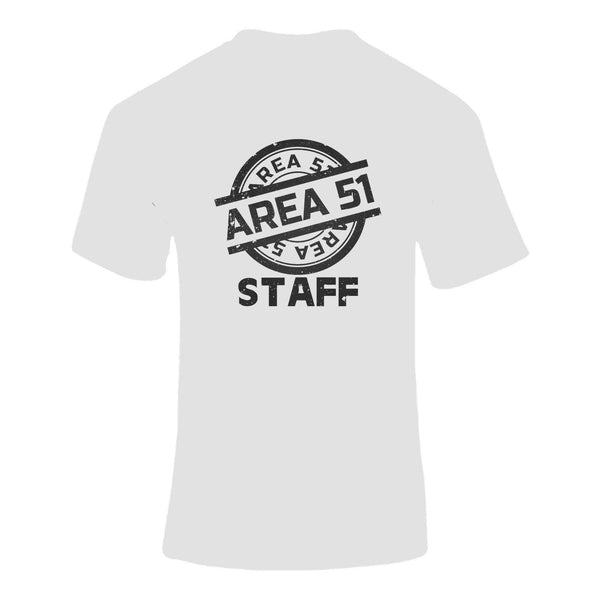 Area 51 Staff - T-Shirt T- Shirt Level Thirty 3 S White 