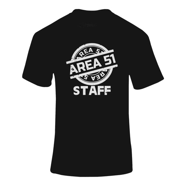 Area 51 Staff - T-Shirt T- Shirt Level Thirty 3 S Black 