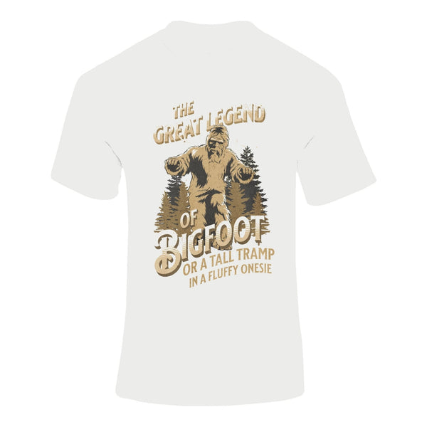 Legend Of Bigfoot...Or... - T-Shirt T- Shirt Level Thirty 3 S White 